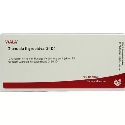 GLANDULA THYREOIDEA GL D 4 ampulli, 10X1 ml