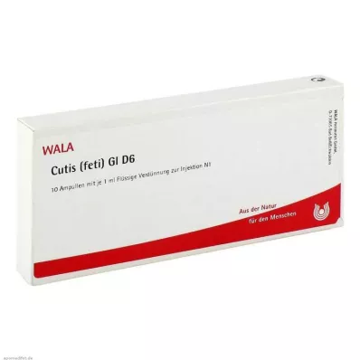 CUTIS feti GL D 6 ampulli, 10X1 ml