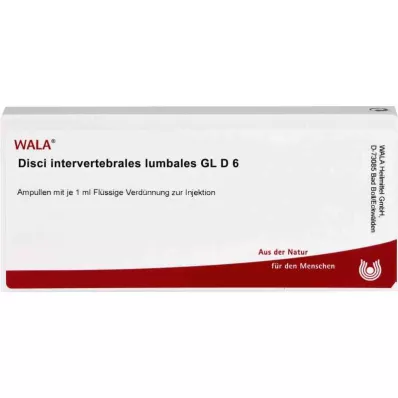 DISCI intervertebral lumbales GL D 6 ampulli, 10X1 ml DISCI intervertebral lumbales GL D 6 ampulli, 10X1 ml