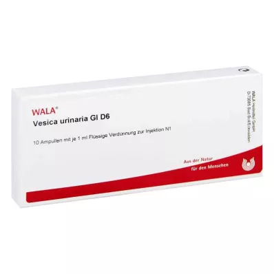 VESICA URINARIA GL D 6 ampulli, 10X1 ml