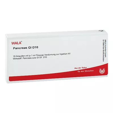 PANCREAS GL D 10 ampulli, 10X1 ml PANCREAS GL D 10 ampulli, 10X1 ml