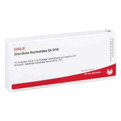 GLANDULA THYREOIDEA GL D 10 ampulli, 10X1 ml GLANDULA THYREOIDEA GL D 10 ampulli, 10X1 ml