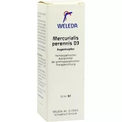 MERCURIALIS PERENNIS D 3 silmatilk, 10 ml