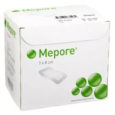 MEPORE Haavaside steriilne 7x8 cm, 55 tk MEPORE Haavaside steriilne 7x8 cm, 55 tk