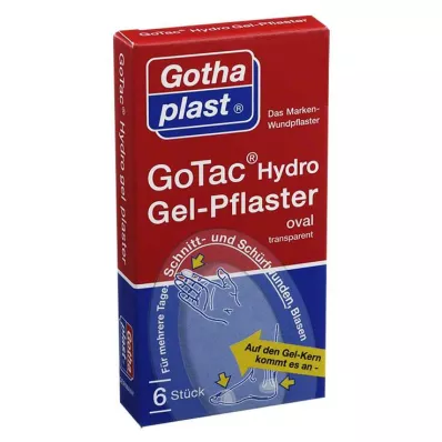 GOTAC Haavakile koos geeliplaadiga, 6 tk