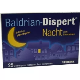 BALDRIAN DISPERT Öösel magama jäämise tablett, 25 tk