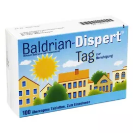 BALDRIAN DISPERT Päeva kaetud tabletid, 100 tk