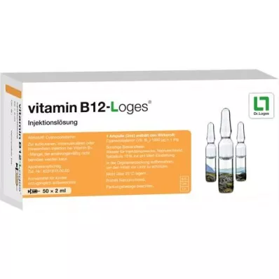 VITAMIN B12-LOGES süstelahus Ampullid, 50X2 ml