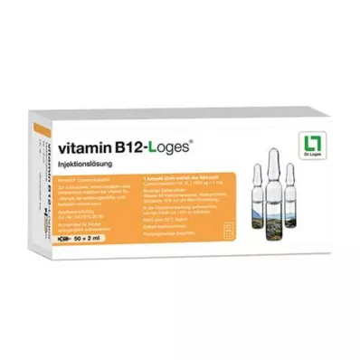 VITAMIN B12-LOGES süstelahus Ampullid, 50X2 ml VITAMIN B12-LOGES süstelahus Ampullid, 50X2 ml