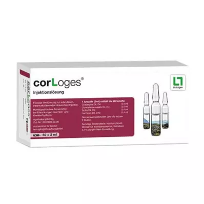 CORLOGES süstelahuse ampullid, 50X2 ml