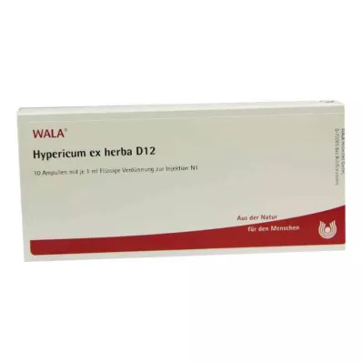 HYPERICUM EX Herba D 12 ampulli, 10X1 ml HYPERICUM EX Herba D 12 ampulli, 10X1 ml
