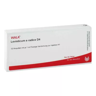 LEVISTICUM E radice D 4 ampulli, 10X1 ml