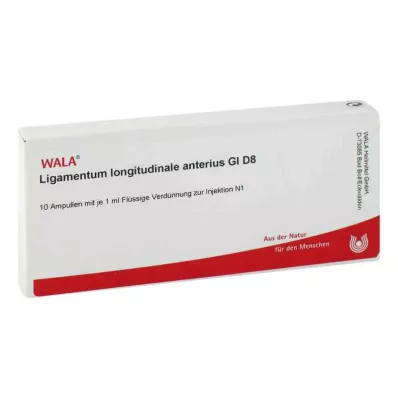 LIGAMENTUM LONGITUDINALE anterius GL D 8 ampulli, 10X1 ml