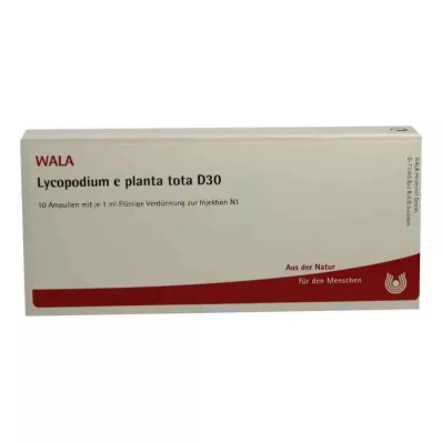 LYCOPODIUM E planta tota D 30 ampulli, 10X1 ml