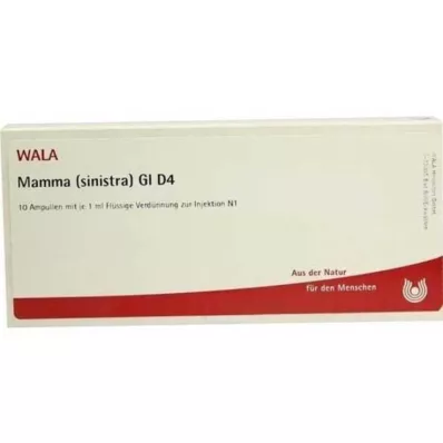 MAMMA SINISTRA GL D 4 ampulli, 10X1 ml MAMMA SINISTRA GL D 4 ampulli, 10X1 ml