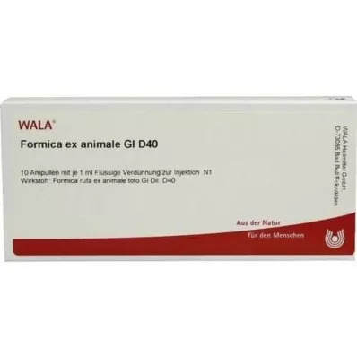FORMICA EX animale GL D 40 ampulli, 10X1 ml FORMICA EX animale GL D 40 ampulli, 10X1 ml