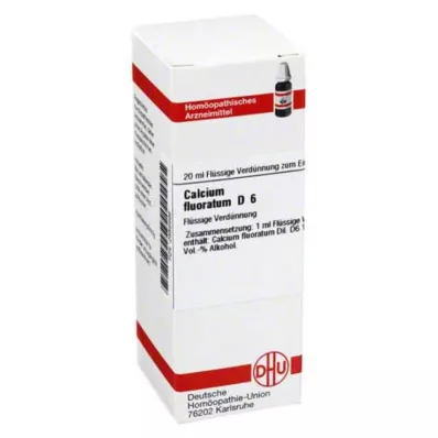 CALCIUM FLUORATUM D 6 Lahjendus, 20 ml