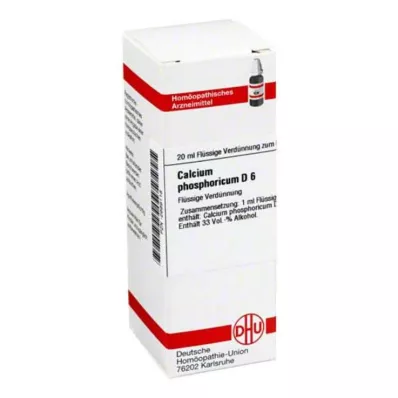 CALCIUM PHOSPHORICUM D 6 Lahjendus, 20 ml