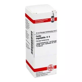 CARBO VEGETABILIS D 6 Lahjendus, 20 ml