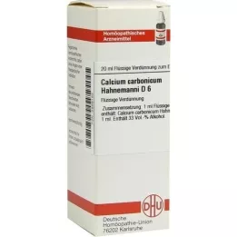 CALCIUM CARBONICUM Hahnemanni D 6 lahjendus, 20 ml