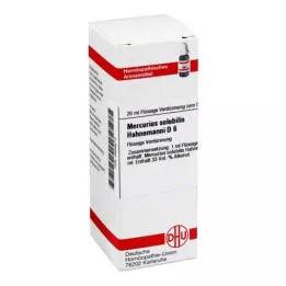 MERCURIUS SOLUBILIS Hahnemanni D 6 lahjendus, 20 ml