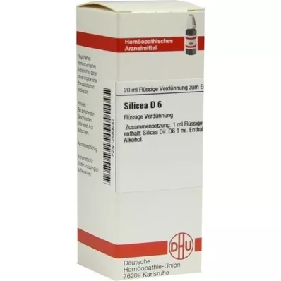 SILICEA D 6 Lahjendus, 20 ml