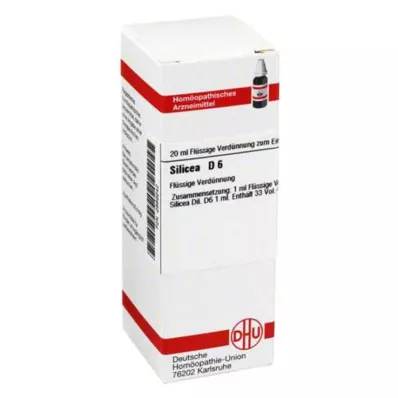 SILICEA D 6 Lahjendus, 20 ml