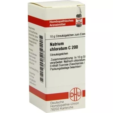 NATRIUM CHLORATUM C 200 graanulid, 10 g