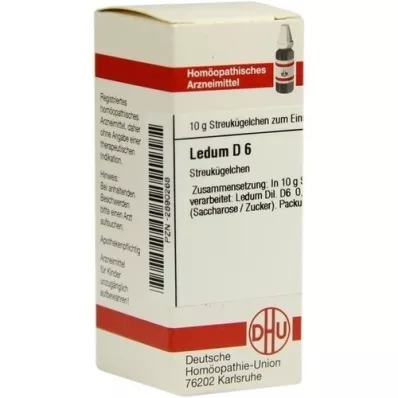 LEDUM D 6 kapslit, 10 g