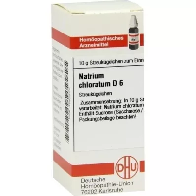 NATRIUM CHLORATUM D 6 kapslit, 10 g