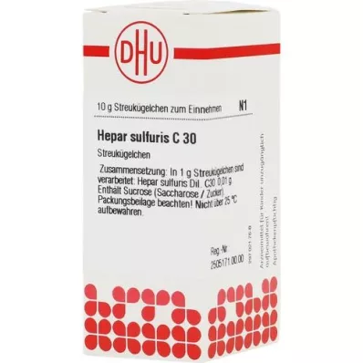 HEPAR SULFURIS C 30 graanulid, 10 g