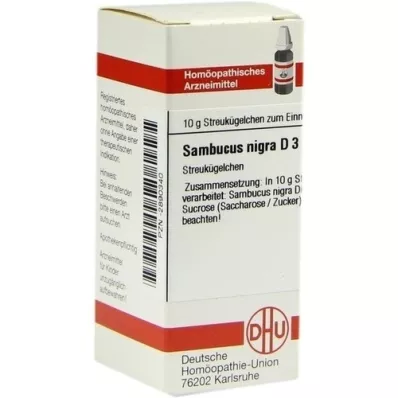 SAMBUCUS NIGRA D 3 kapslit, 10 g