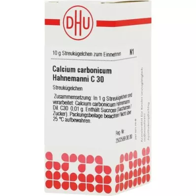 CALCIUM CARBONICUM Hahnemanni C 30 kapslit, 10 g