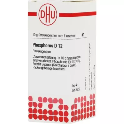 PHOSPHORUS D 12 kapslit, 10 g