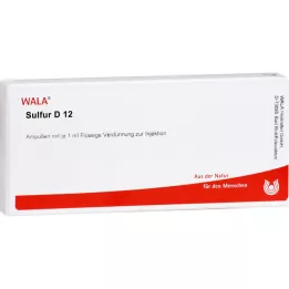 SULFUR D 12 ampulli, 10X1 ml