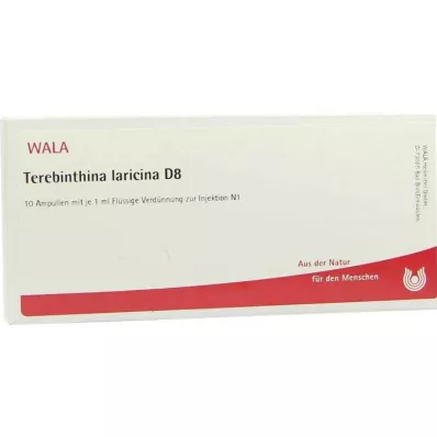 TEREBINTHINA LARICINA D 8 ampulli, 10X1 ml