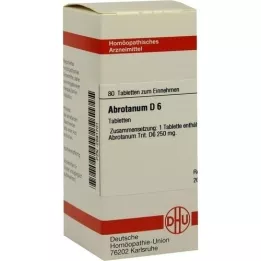 ABROTANUM D 6 tabletti, 80 tk