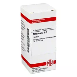 ABROTANUM D 6 tabletti, 80 tk