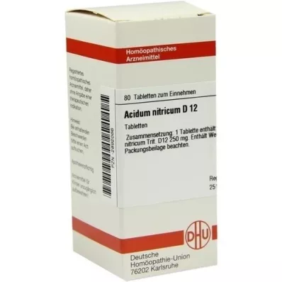 ACIDUM NITRICUM D 12 tabletti, 80 tk