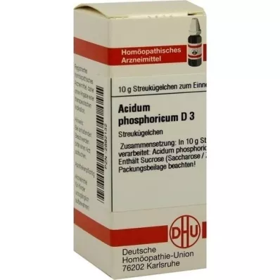 ACIDUM PHOSPHORICUM D 3 kapslit, 10 g