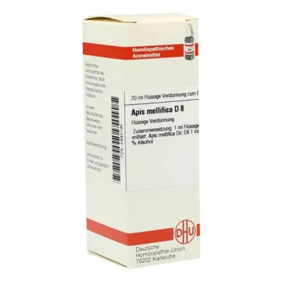 APIS MELLIFICA D 8 lahjendus, 20 ml APIS MELLIFICA D 8 lahjendus, 20 ml