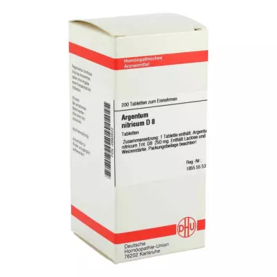 ARGENTUM NITRICUM D 8 tabletti, 200 tk