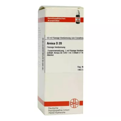 ARNICA D 20 lahjendus, 50 ml ARNICA D 20 lahjendus, 50 ml