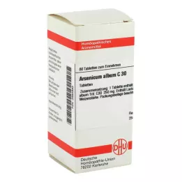 ARSENICUM ALBUM C 30 tabletti, 80 tk