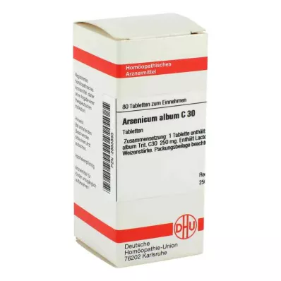 ARSENICUM ALBUM C 30 tabletti, 80 tk ARSENICUM ALBUM C 30 tabletti, 80 tk