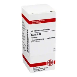 BORAX D 12 tabletti, 80 tk