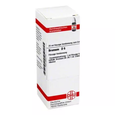 BROMUM D 6 Lahjendus, 20 ml