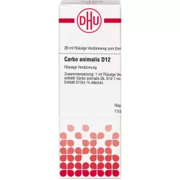 CARBO ANIMALIS D 12 Lahjendus, 20 ml
