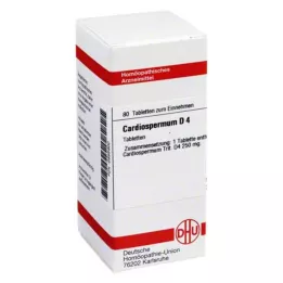 CARDIOSPERMUM D 4 tabletti, 80 tk