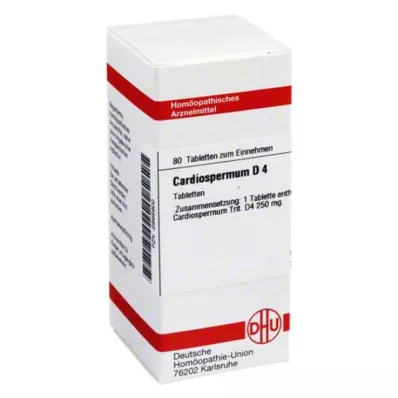 CARDIOSPERMUM D 4 tabletti, 80 tk CARDIOSPERMUM D 4 tabletti, 80 tk